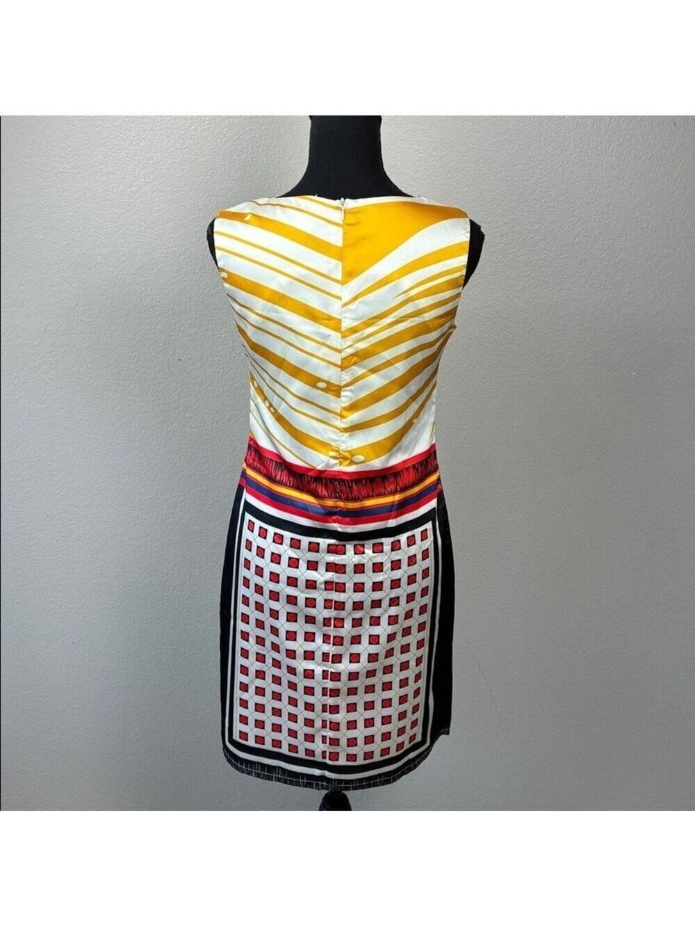Roberto Cavalli 100% Silk Scarf Print Sleeveless Slip Dress Italian Luxury 2 XS - Picture 6 of 12